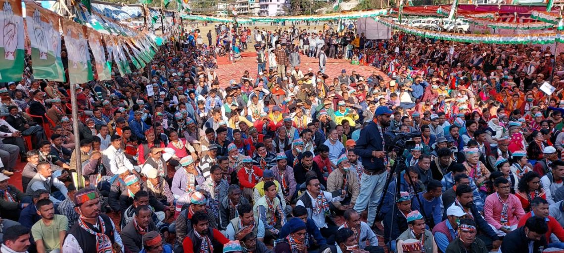 हरदा ने कपकोट में पूर्व सैनिकों और अधिकारी सम्मान समारोह को हथियार बनाकर फूंका चुनावी बिगुल
