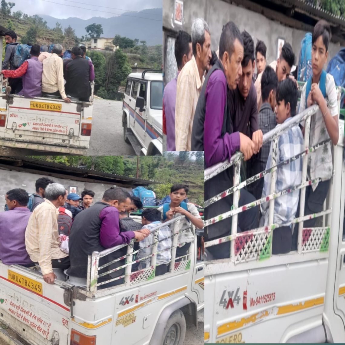 एक्शन मोड : यहां क्षमता से अधिक सवारी ले जा रहे बोलेरो कैंपर वाहन को किया सीज। वाहन चालकों में हड़कंप