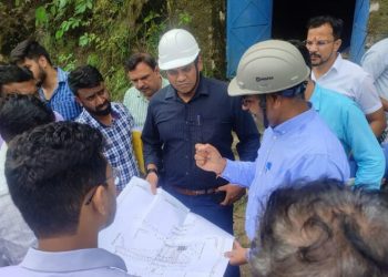 ब्रेकिंग : हल्द्वानी जमरानी बांध परियोजना का सिंचाई सचिव का औचक निरीक्षण।