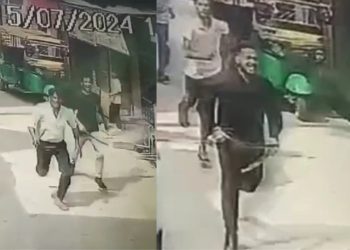 वीडियो : दो पक्षों में हुई मारपीट । तीन सगे भाइयों ने लहराई तलवार। हुए गिरफ्तार ..
