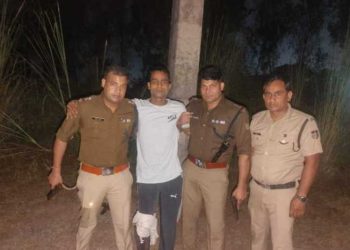 अपराध : पुलिस और बदमाशों में मुठभेड़। बदमाश के पैर में लगी गोली। एक को दबोचा ,तीन फरार