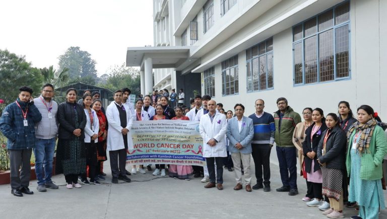 श्री महंत इंदिरेश अस्पताल : विश्व कैंसर दिवस पर जागरूकता अभियान का किया आयोजन
