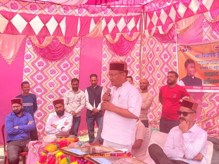 मोरी विकासखंड को मिली सड़क सुविधाओं की सौगात। विधायक दुर्गेश्वर लाल ने किया लोकार्पण