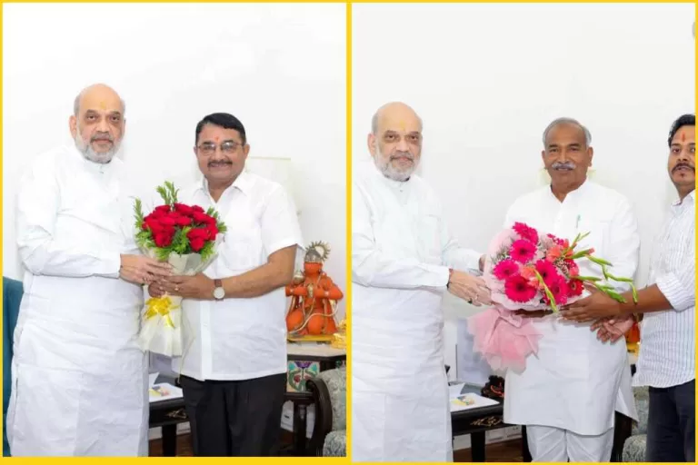 मंत्रिमंडल विस्तार की खबरों के साथ विधायकों की दिल्ली दौड़। अमित शाह आदि से मिले