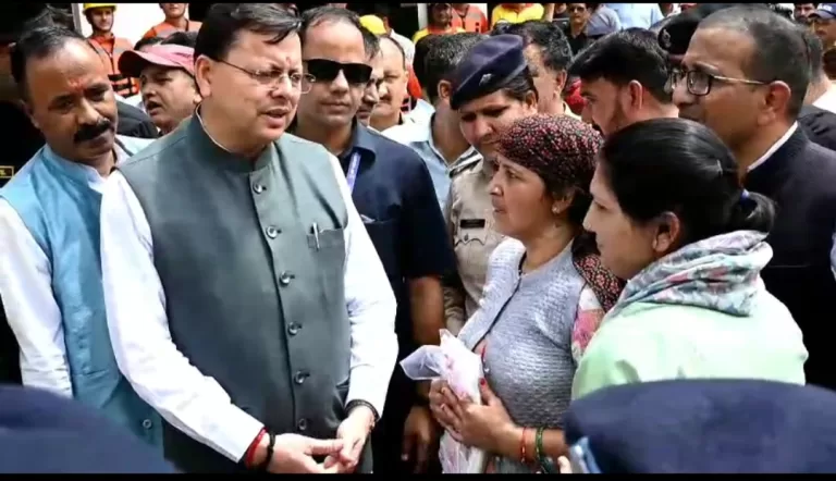 बड़ी खबर: आपदा प्रभावितों से मिलने पहुंचे सीएम धामी। डीएम को दिए ये अहम निर्देश ..