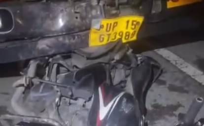 दर्दनाक हादसा: ट्रक की टक्कर से बाइक सवार दंपती की मौके पर मौत..