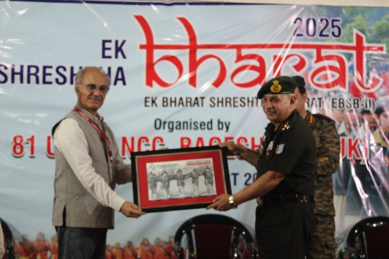 एसबीएस विश्वविद्यालय में एनसीसी शिविर का शुभारंभ। विभिन्न प्रदेशों से आए 600 कैडेट