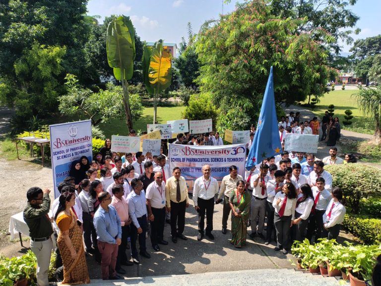 हेल्थकेयर जागरूकता: एसबीएस विश्वविद्यालय ने मनाया विश्व फार्मासिस्ट दिवस
