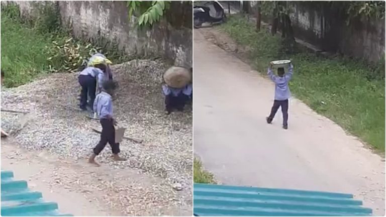 Uttarakhand News:वायरल वीडियो पर एक्शन । बच्चों से रेता-बजरी उठवाने पर प्रधानाचार्य निलंबित