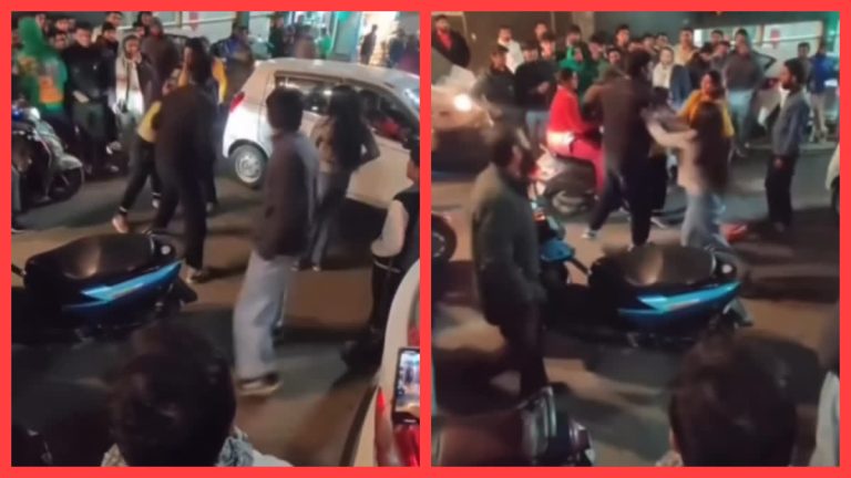 मसूरी में देर रात बवाल: स्पा सेंटर विवाद से सड़क पर हंगामा, वीडियो वायरल