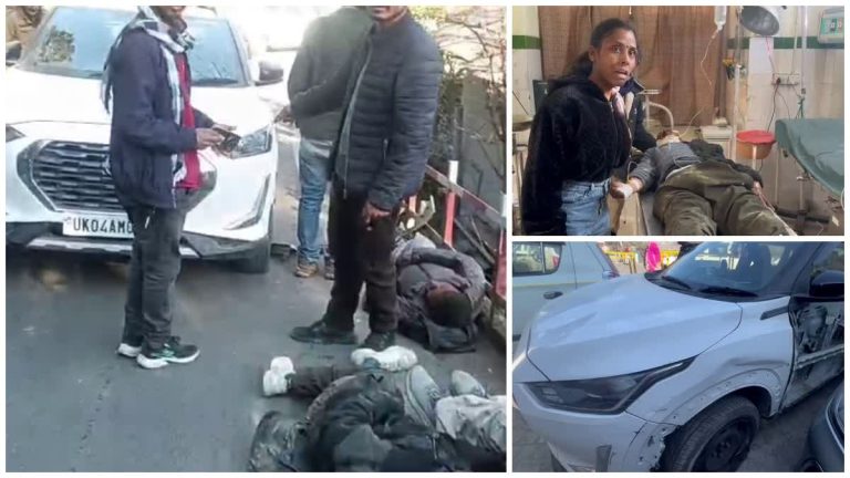 नैनीताल: पुलिसकर्मी की कार से तीन मजदूर घायल, चालक और साथी मौके से फरार 