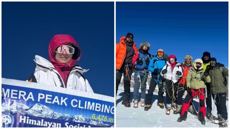 अल्मोड़ा की बेटी नम्रता साह का ऐतिहासिक कारनामा, नेपाल की मेरा पीक पर सफल आरोहण