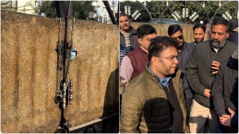 उत्तराखंड: जल जीवन मिशन परियोजना में ठेकेदारों का विरोध प्रदर्शन, कार्यालय पर लगाया ताला