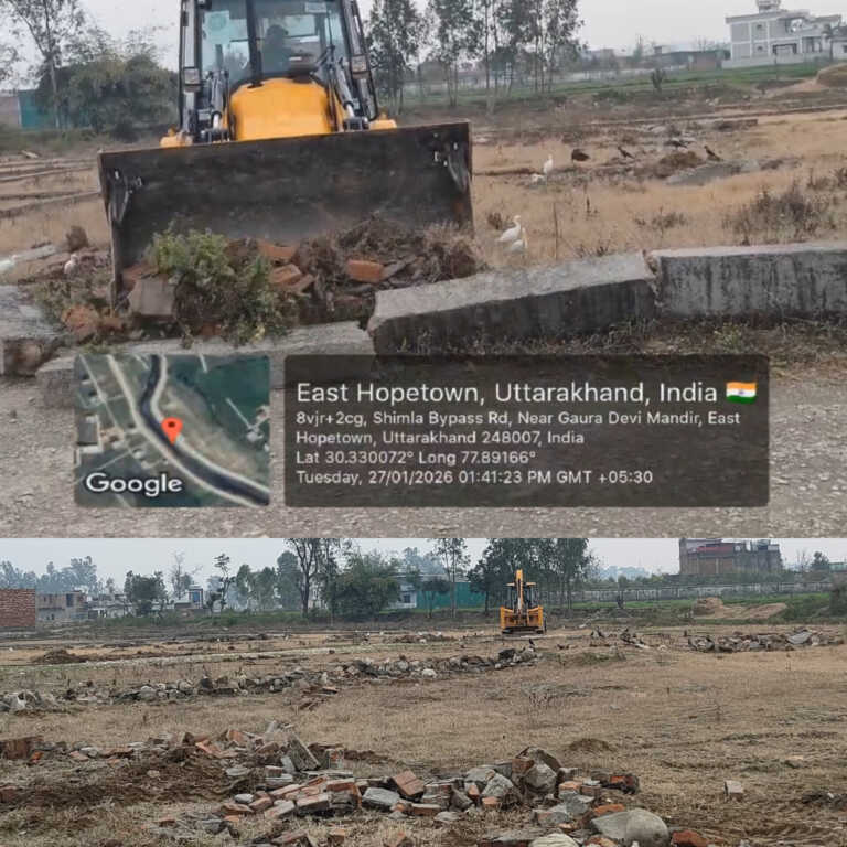 MDDA की बड़ी कार्रवाई: देहरादून में 40 बीघा से अधिक अवैध प्लॉटिंग पर चला बुलडोजर
