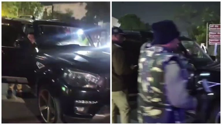 हूटर बजाता घूम रहा था ‘VIP’ स्टाइल में युवक, काली स्कॉर्पियो सीज