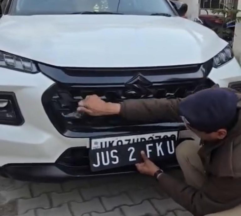 नाबालिग को वाहन देना पड़ा महंगा, पुलिस ने MV Act के तहत वाहन किया सीज