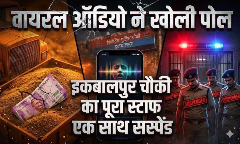 अवैध खनन का ऑडियो पड़ा भारी, हरिद्वार में पूरी पुलिस चौकी का स्टाफ सस्पेंड