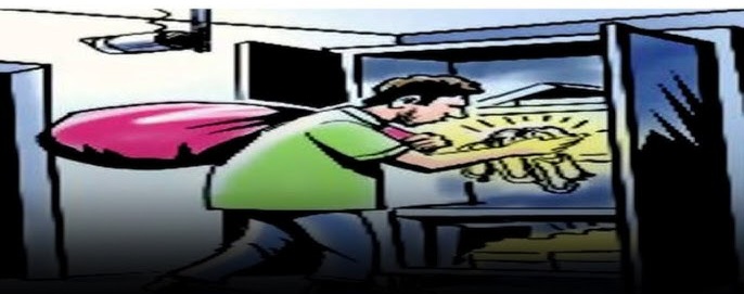 दिनेशपुर : पुलिस की नाक के नीचे दिन दहाड़े हुई चोरी।