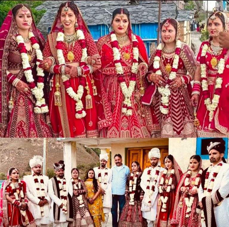 एक ही मंडप में हुईं छह शादियां, सादगी और सामाजिक एकता की बनी मिसाल