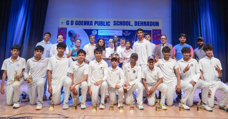 जीडी गोयनका पब्लिक स्कूल में तीसरे के.एन. नौटियाल इंटर-स्कूल क्रिकेट टूर्नामेंट का भव्य समापन