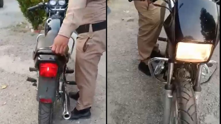 एक्शन (वीडियो): नाबालिग को भारी पड़ा मॉडिफाइड बाइक स्टंट। 31,500 का चालान,बाइक सीज 