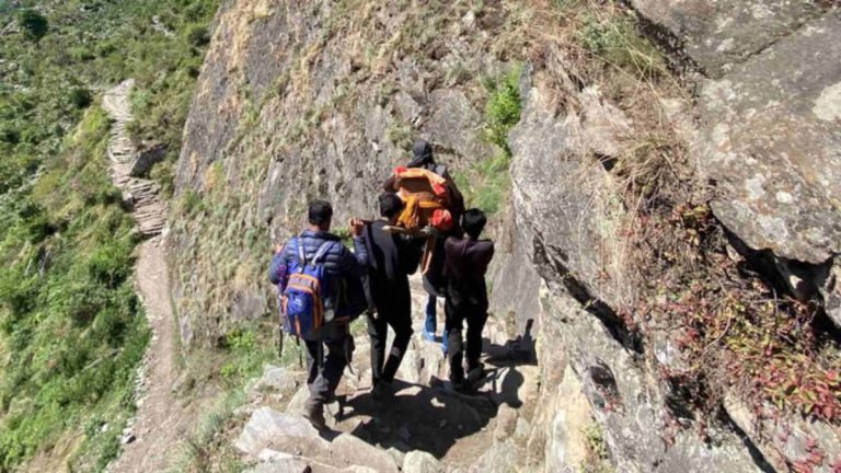 सेवा गांव आज भी सड़क से दूर: बीमार महिला को 11 किमी डंडी-कंडी से पहुंचाया अस्पताल