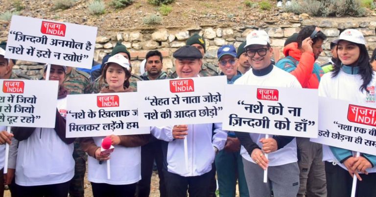 बड़ी खबर: ‘नशे को ना, फिटनेस को हां’ के संदेश से गूंजी नीति घाटी। 28 राज्यों के 1200 खिलाड़ी बने सजग इंडिया के ब्रांड एम्बेसडर