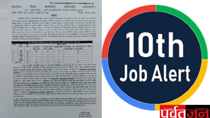 10th pass govt job