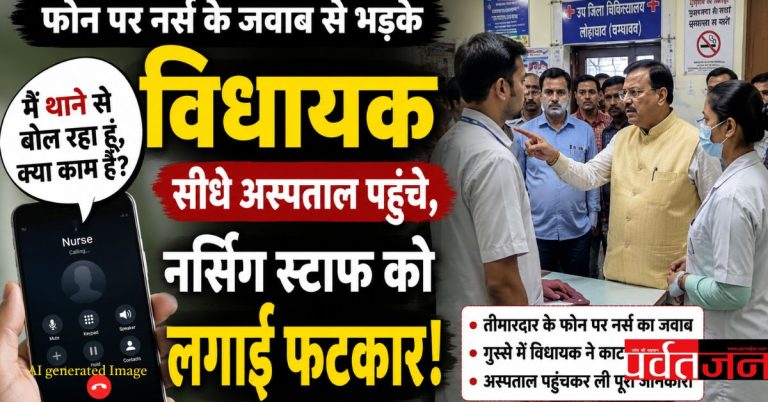 गजब: नर्स बोला “मैं थाने से बोल रहा हूं…” सुनते ही भड़के विधायक। फोन काट सीधे अस्पताल पहुंचे