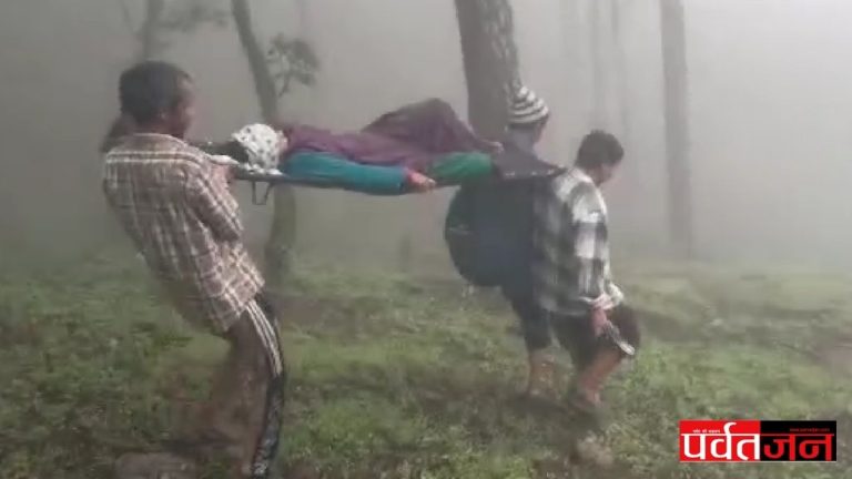 वीडियो : मंत्री जी का ‘काम’ बोल रहा है या पहाड़ की मजबूरी? बीमार महिला को डोली में ढोते ग्रामीण