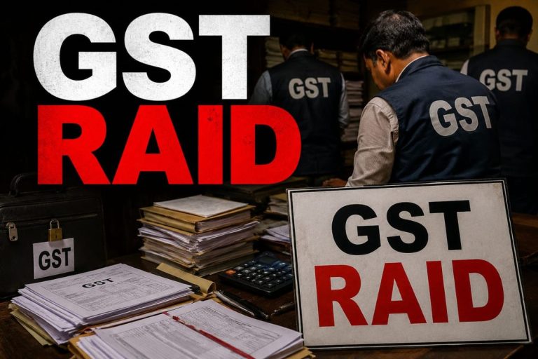 GST विभाग का बड़ा एक्शन:  7 फार्मा कंपनियों पर छापा, ₹3.08 करोड़ सरकारी खजाने में जमा