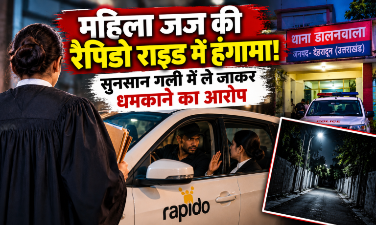 क्राइम: महिला जज के अपहरण की कोशिश, अभद्रता में रैपीडो राइडर पर मुकदमा। हुआ गिरफ्तार